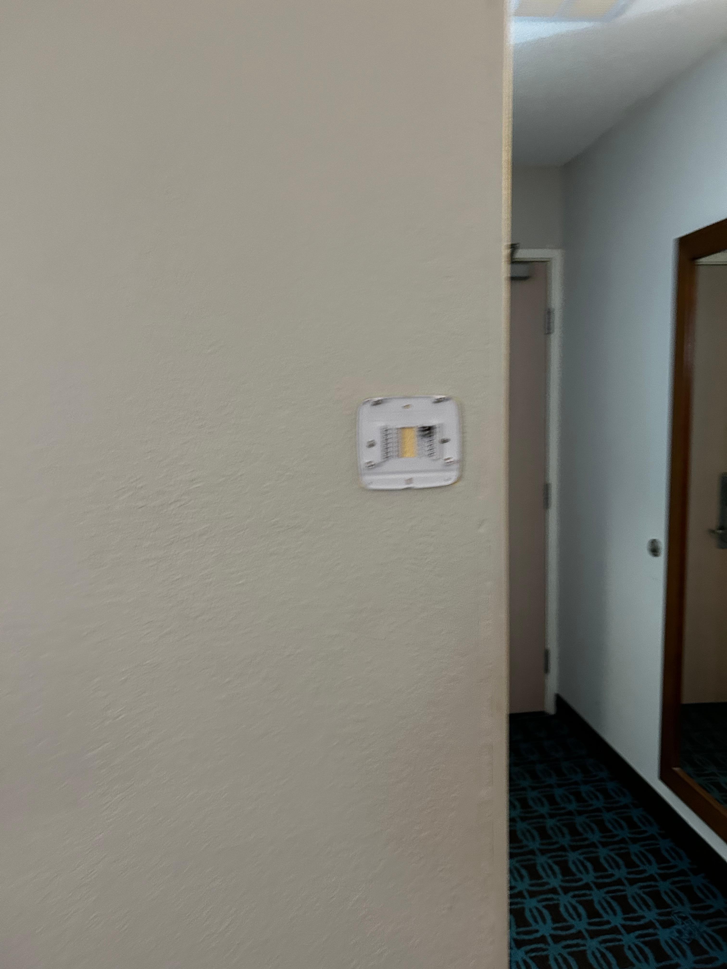 completely open connection for a thermostat