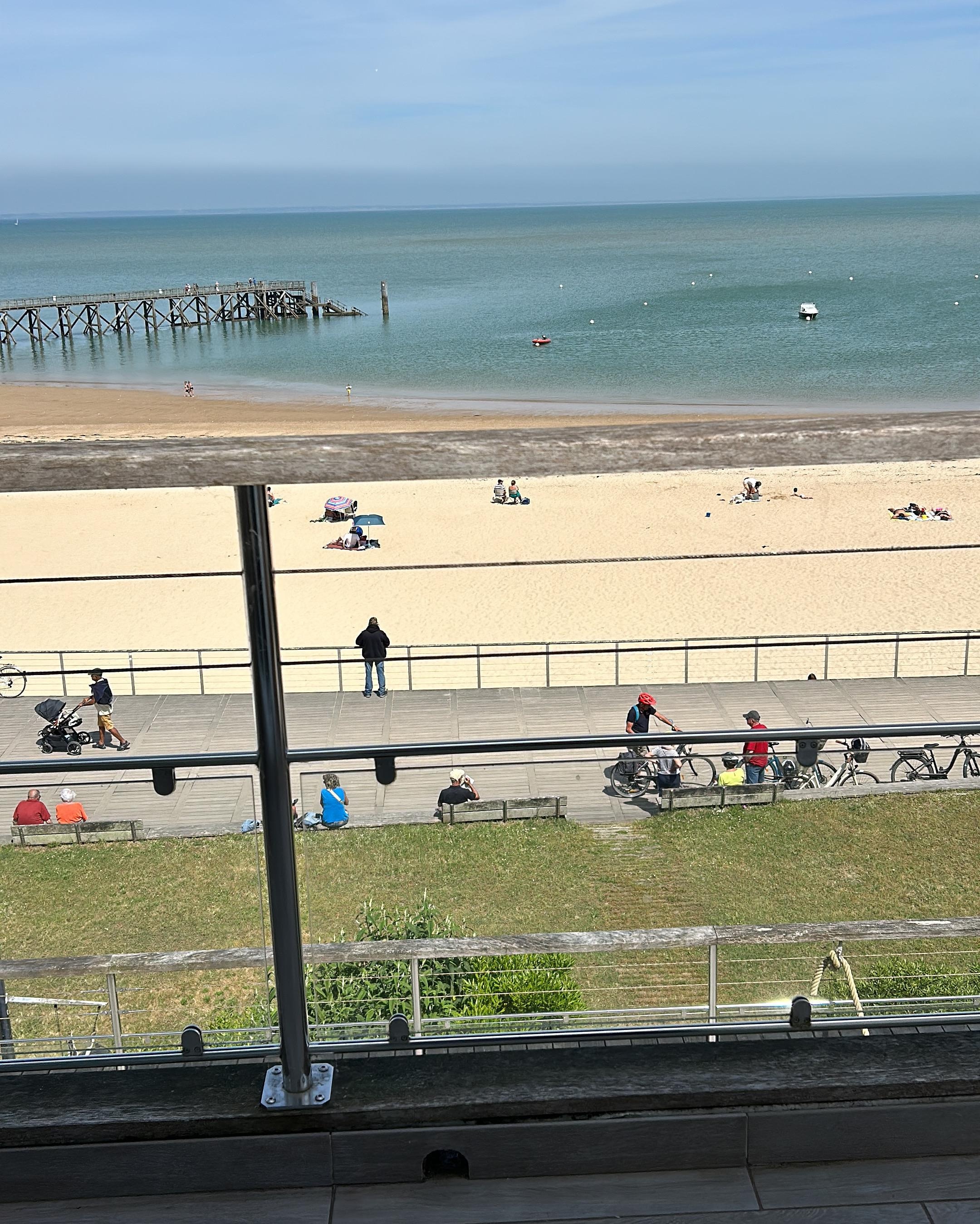 Ausblick vom Balkon 