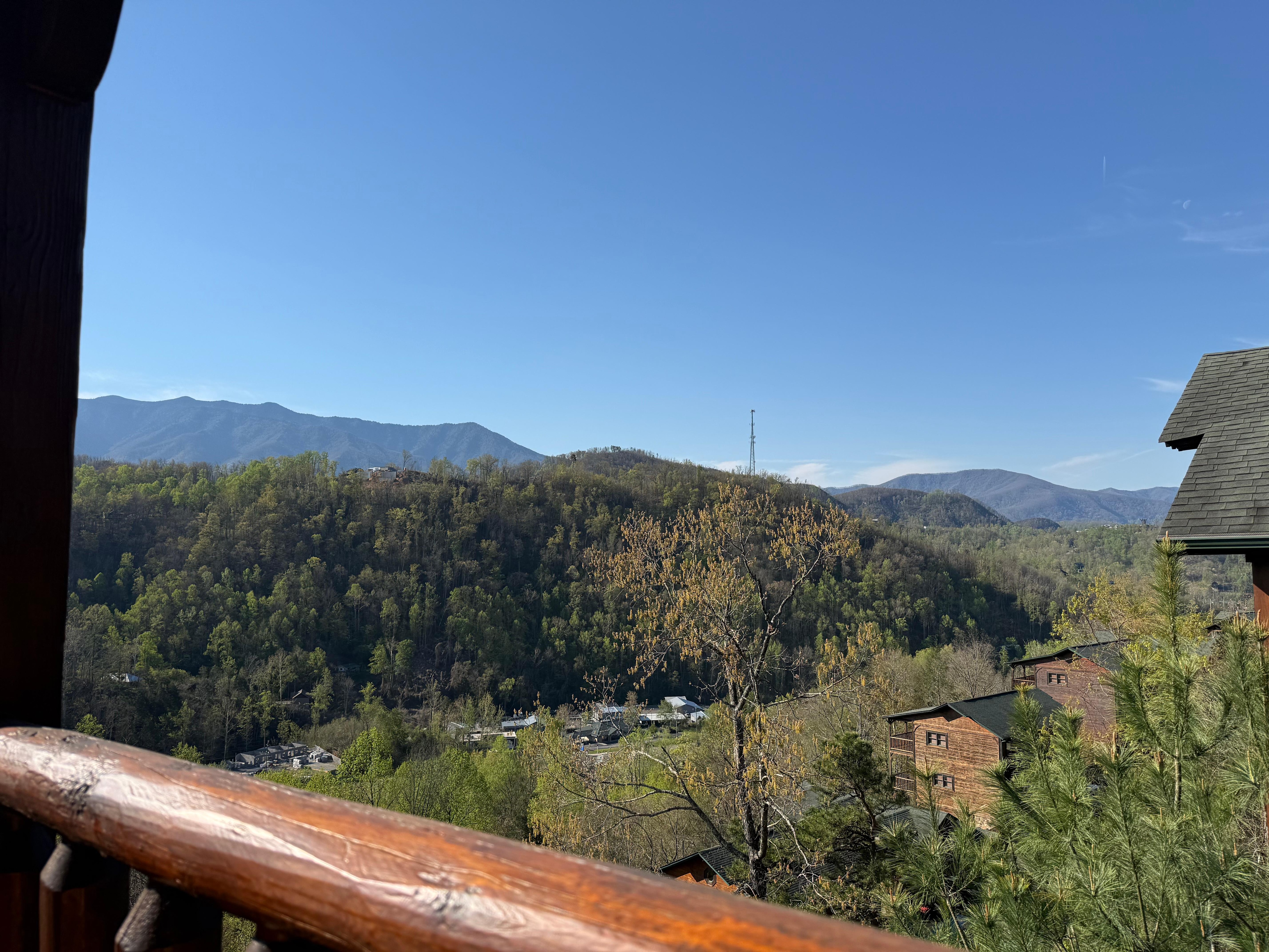 Morning coffee on the deck