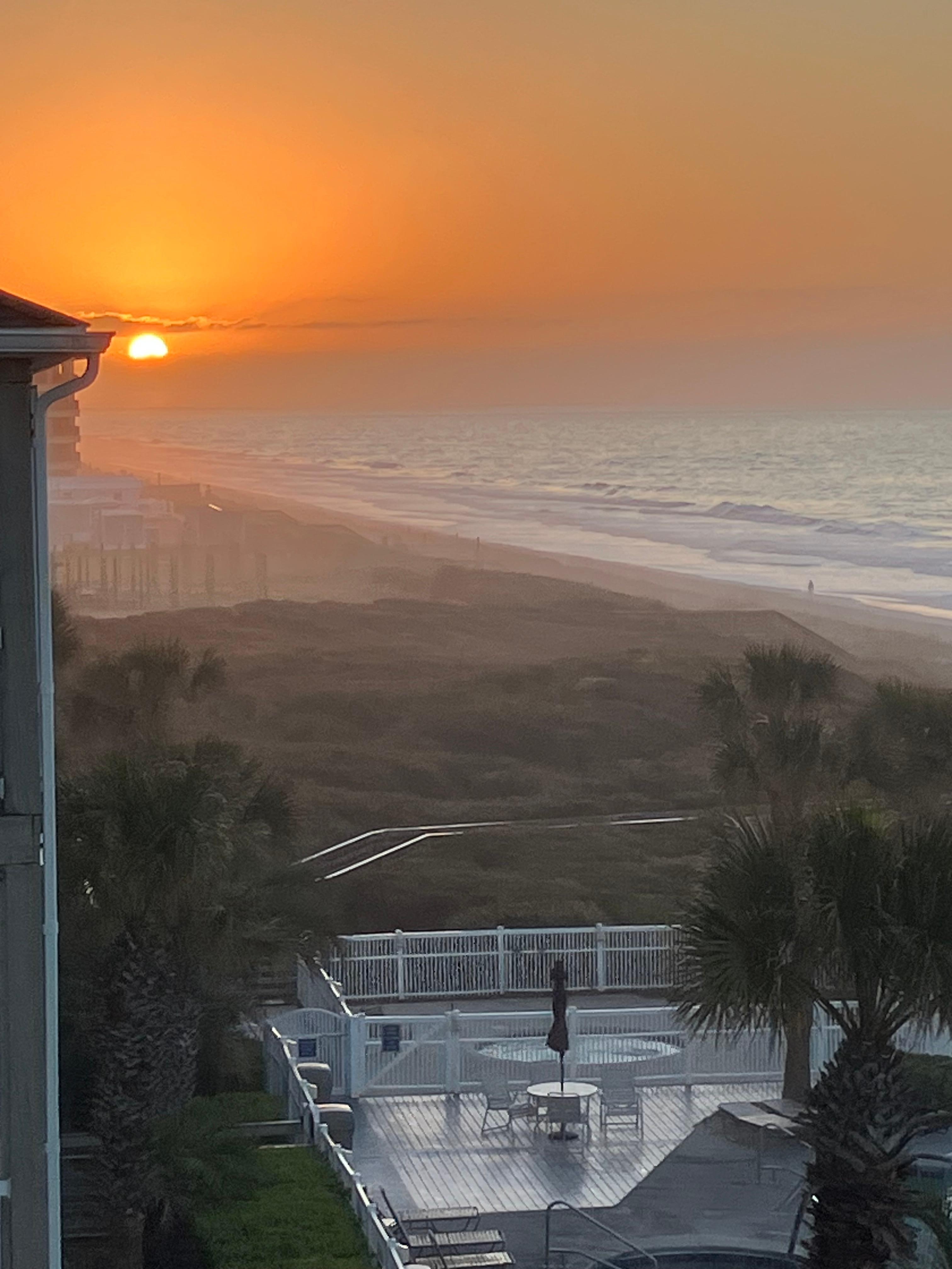 Sunrise from the porch!