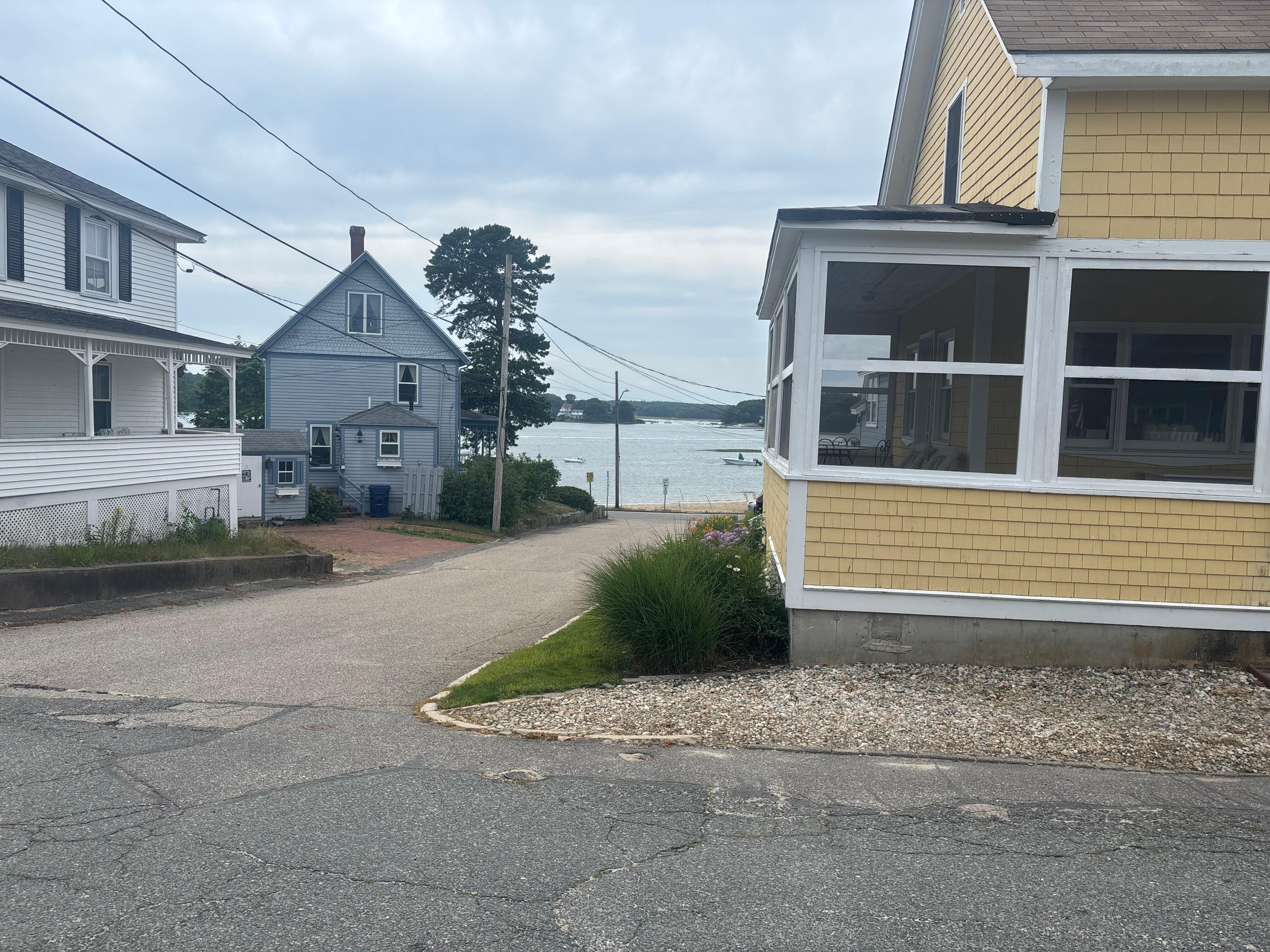 View from the driveway 