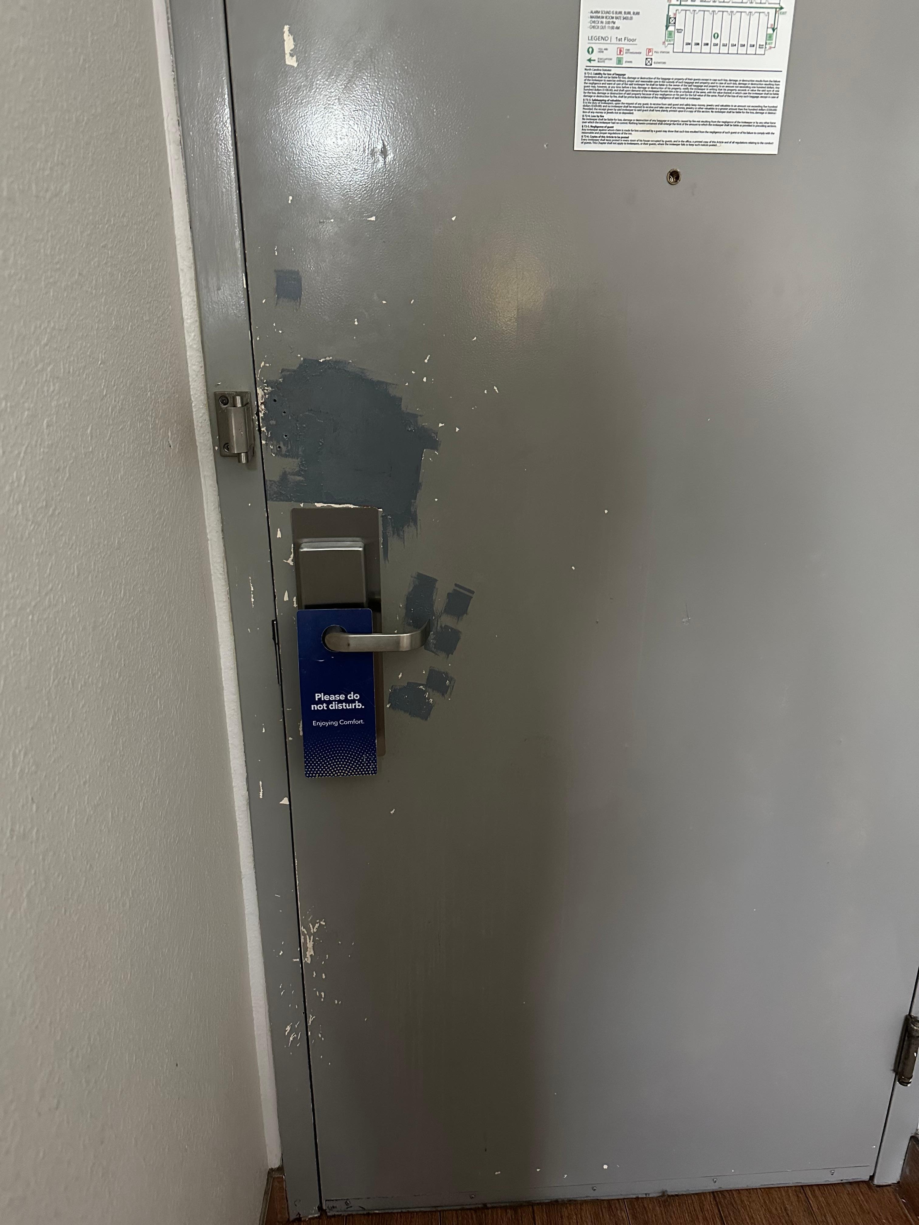 Didn’t even stay! Ate the cost of the room. 