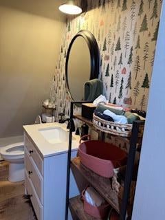 An adorable cozy bathroom with plenty of towels and a heater for cold nights and days!