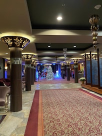 Corridor to lounge and restaurant