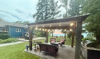 Gazebo and yard