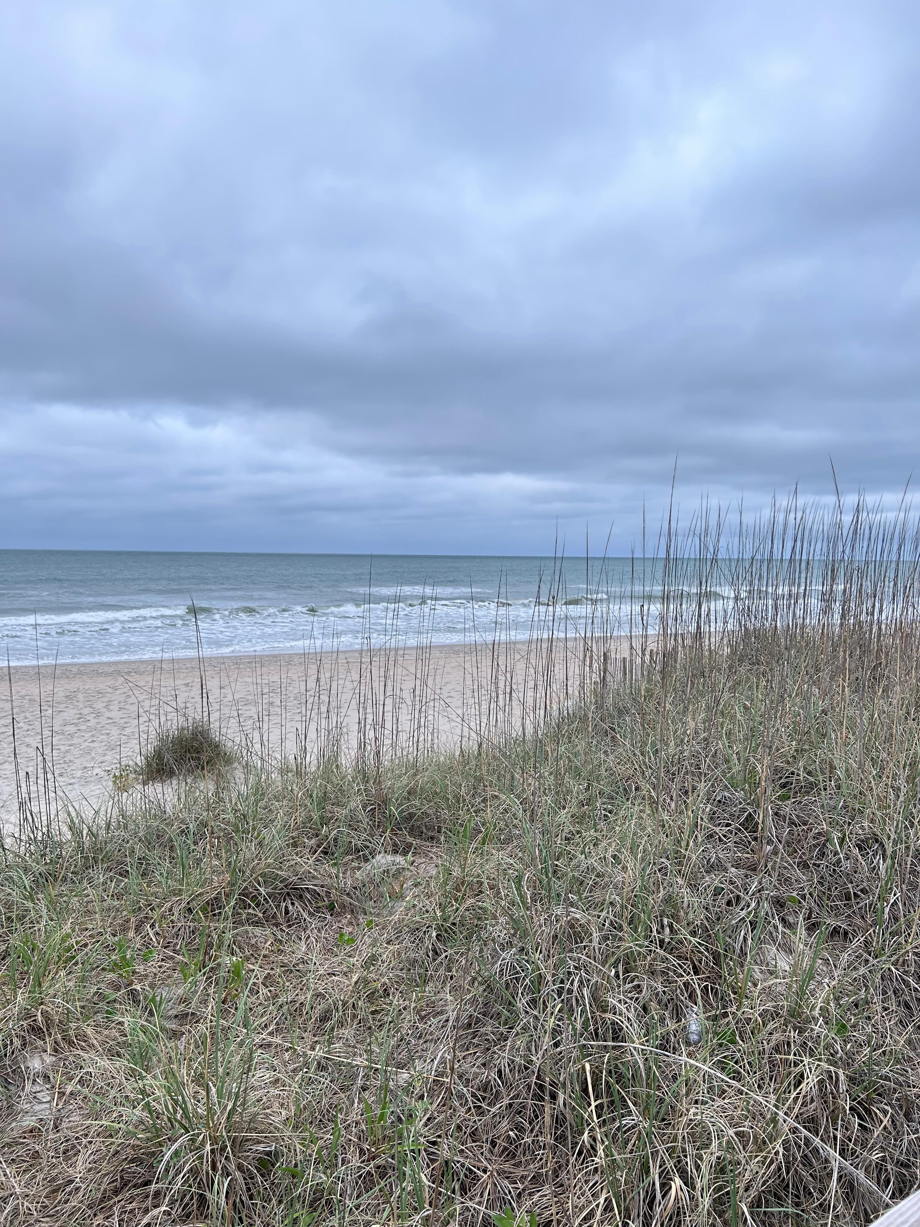 View from the beach access on the gazebo