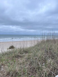 View from the beach access on the gazebo