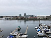 View across harbor