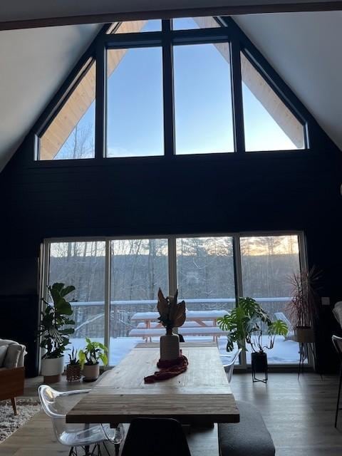 View from hallway looking out the back side of the house.