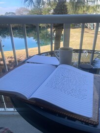 Coffee on the veranda