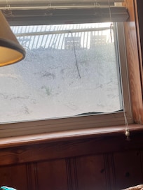 View of dune from living room window