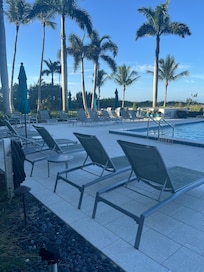 View around the pool