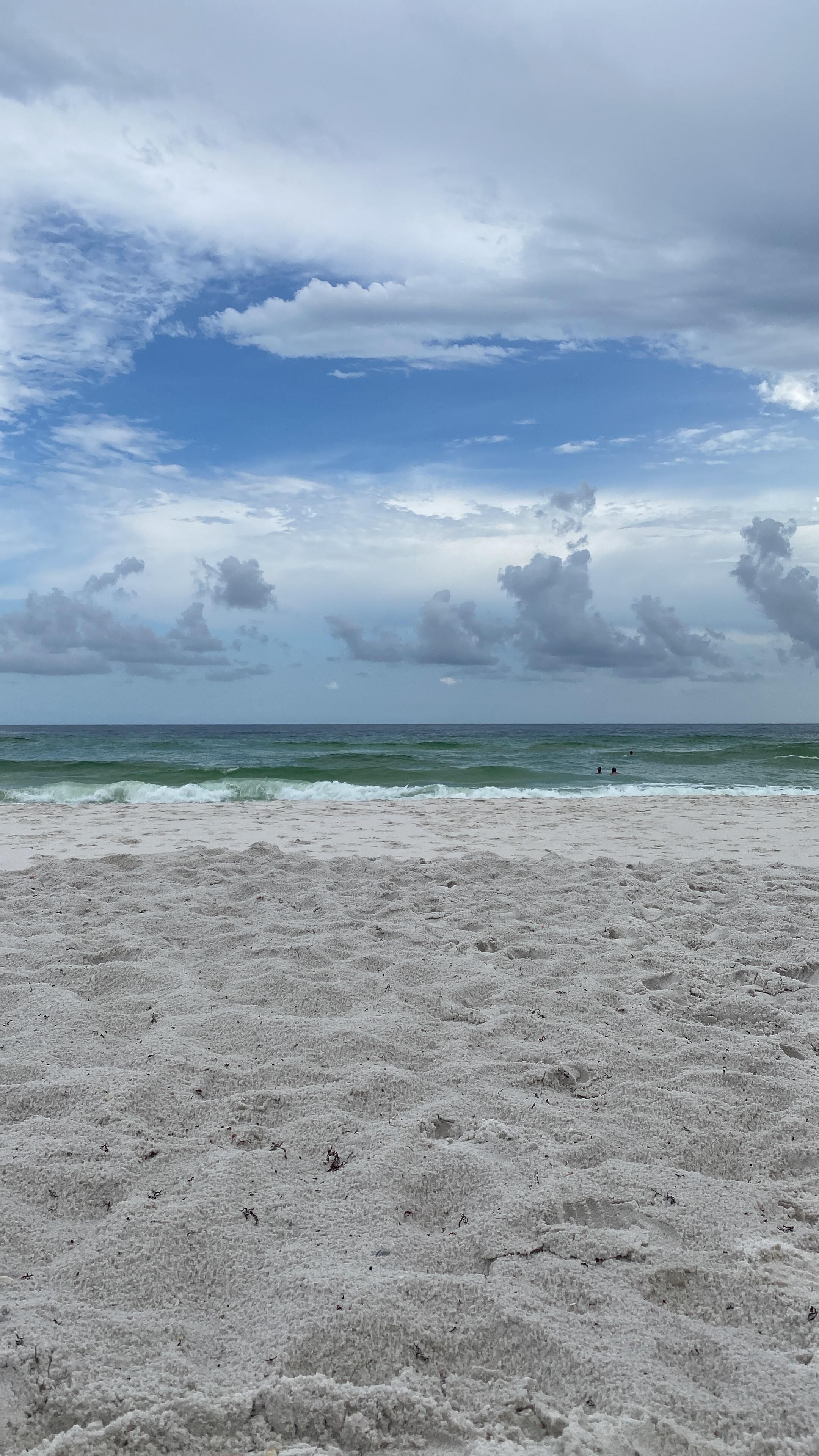 The beach