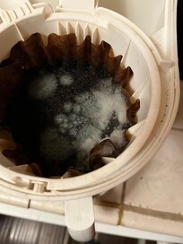 What we got when we went to make coffee