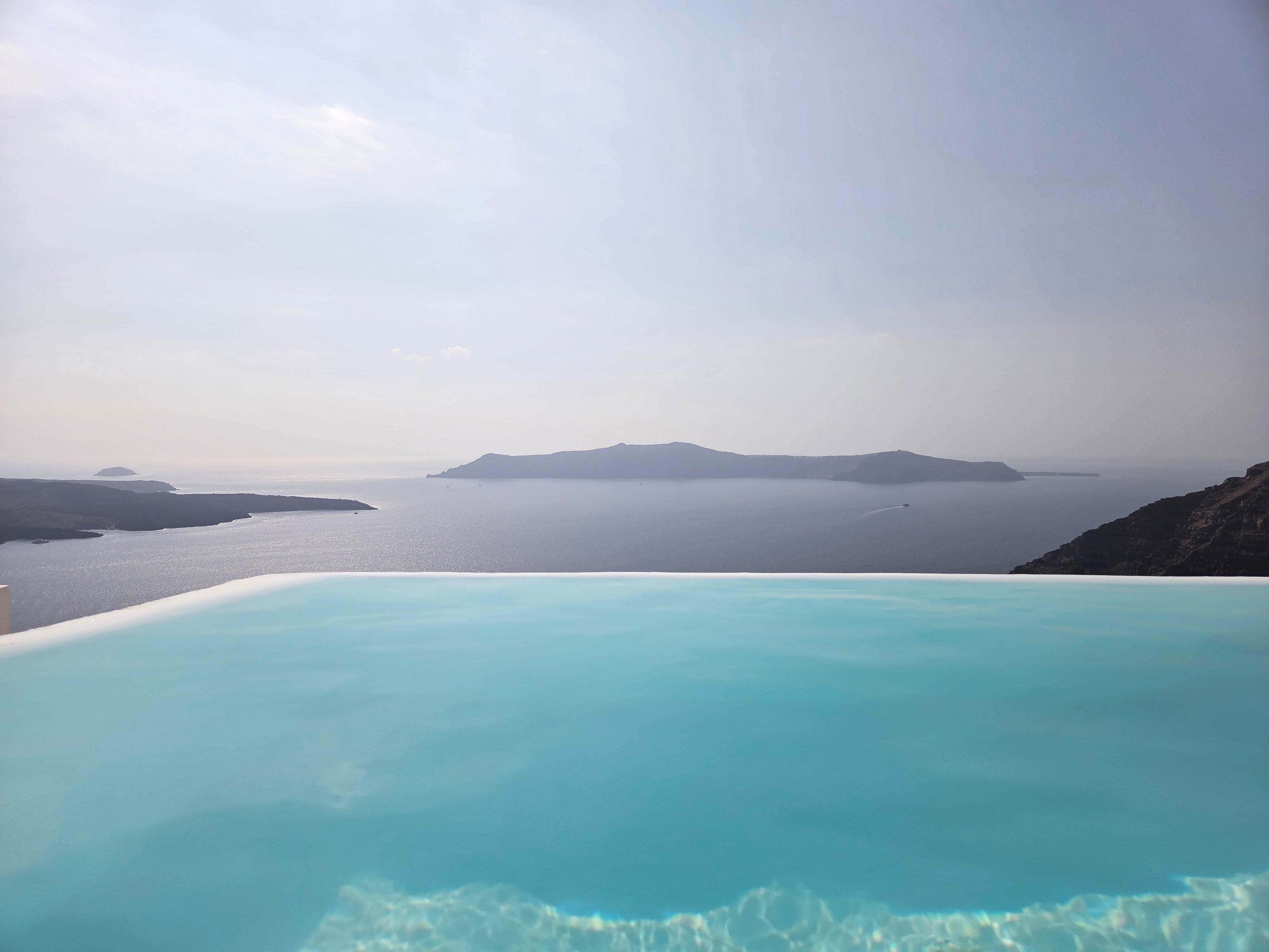 Infinity Pool on our patio