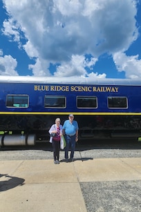 Blue Ridge train ride a must do at least once!