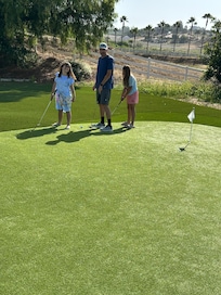 Fun on the putting green!