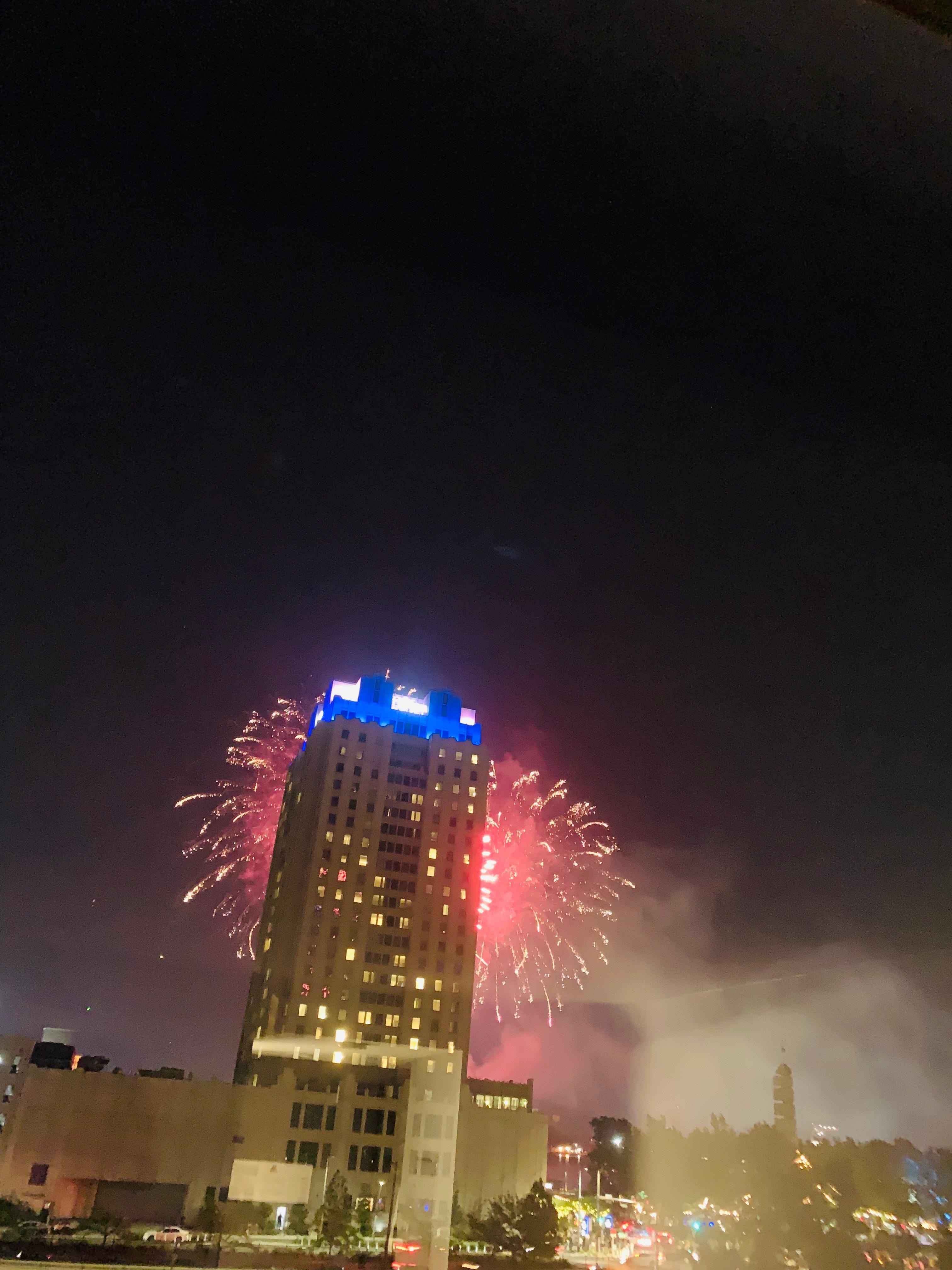 Taken from window of room 4024 7/4/2025
