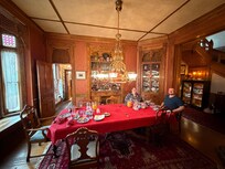 The dining room