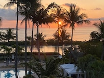 Sunrise from our room.
