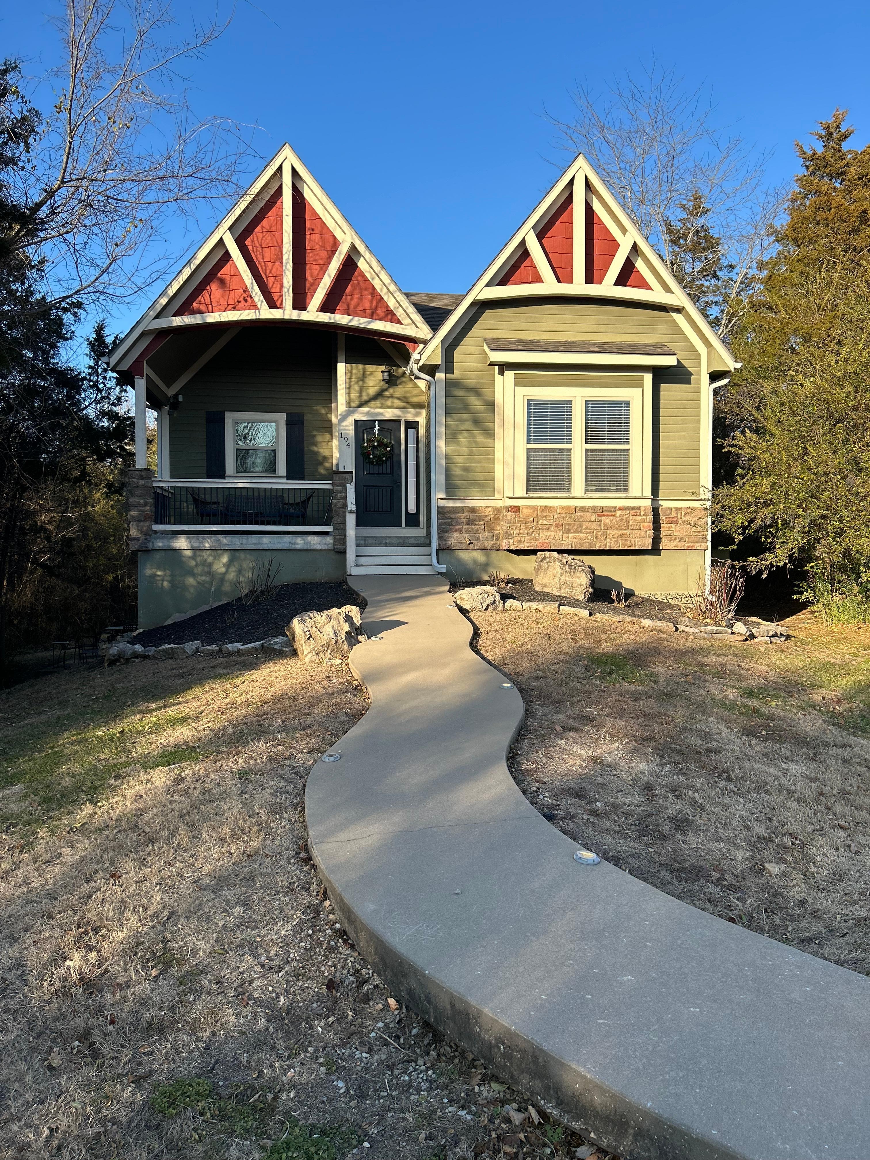 Front of the house from the parking pad. 