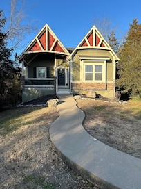 Front of the house from the parking pad.