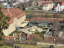 Hotel Zugang von oben