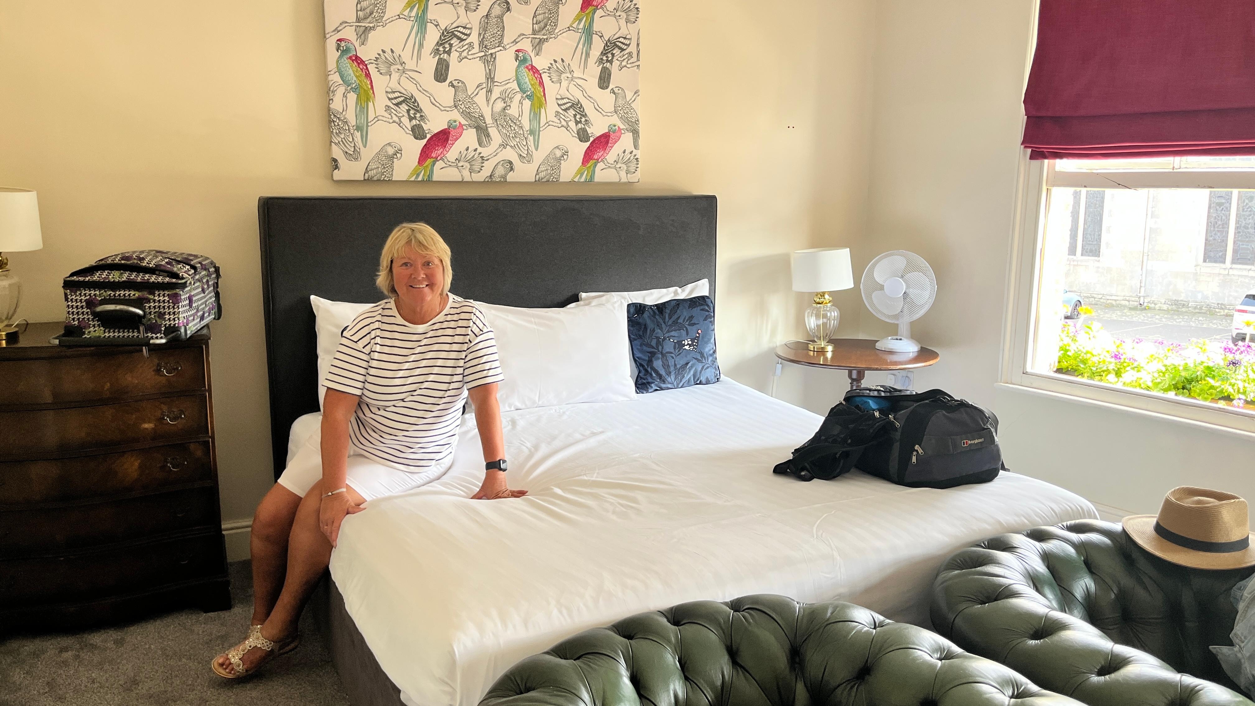 A giant bed 