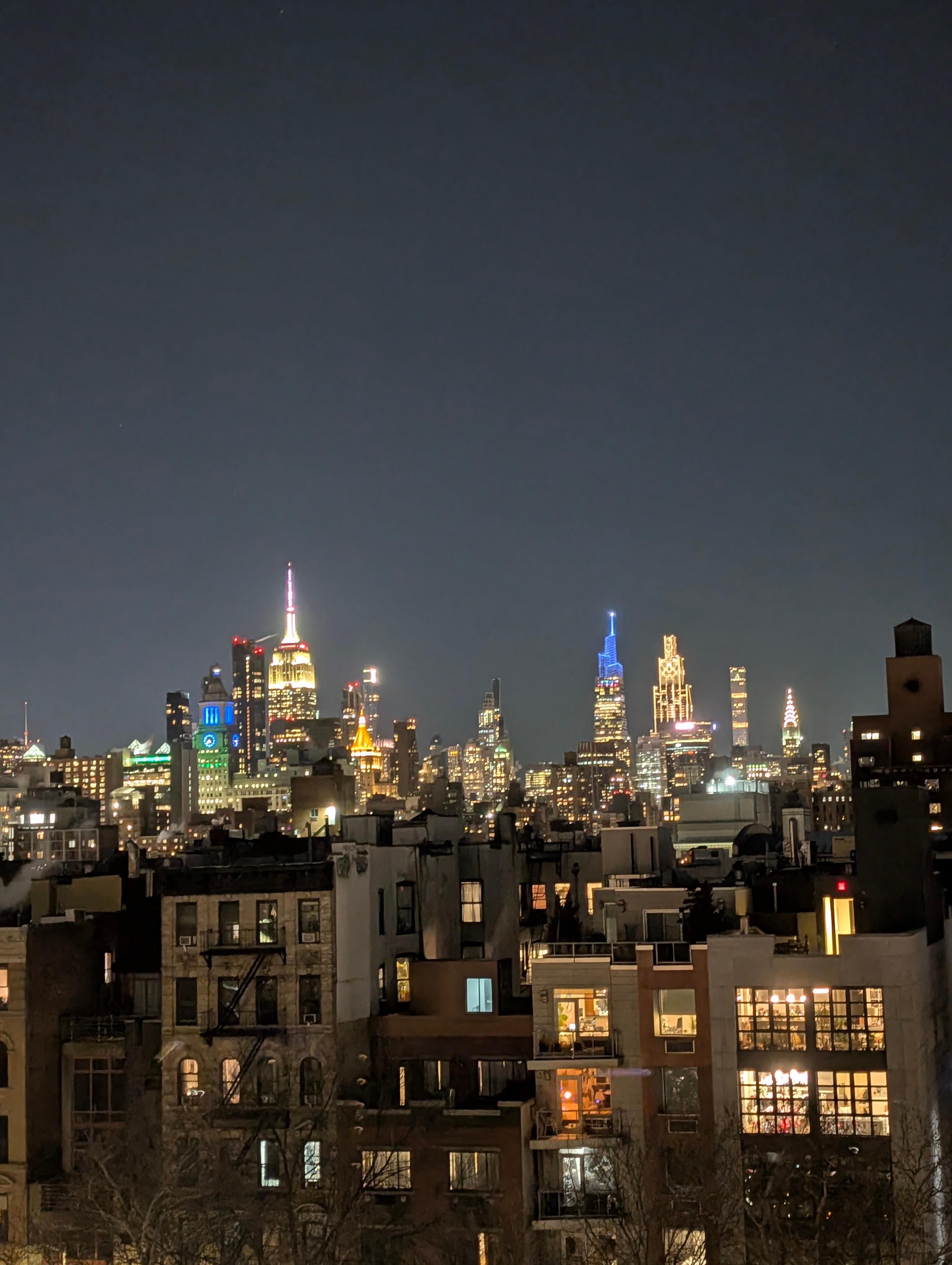 屋上からの夜景
