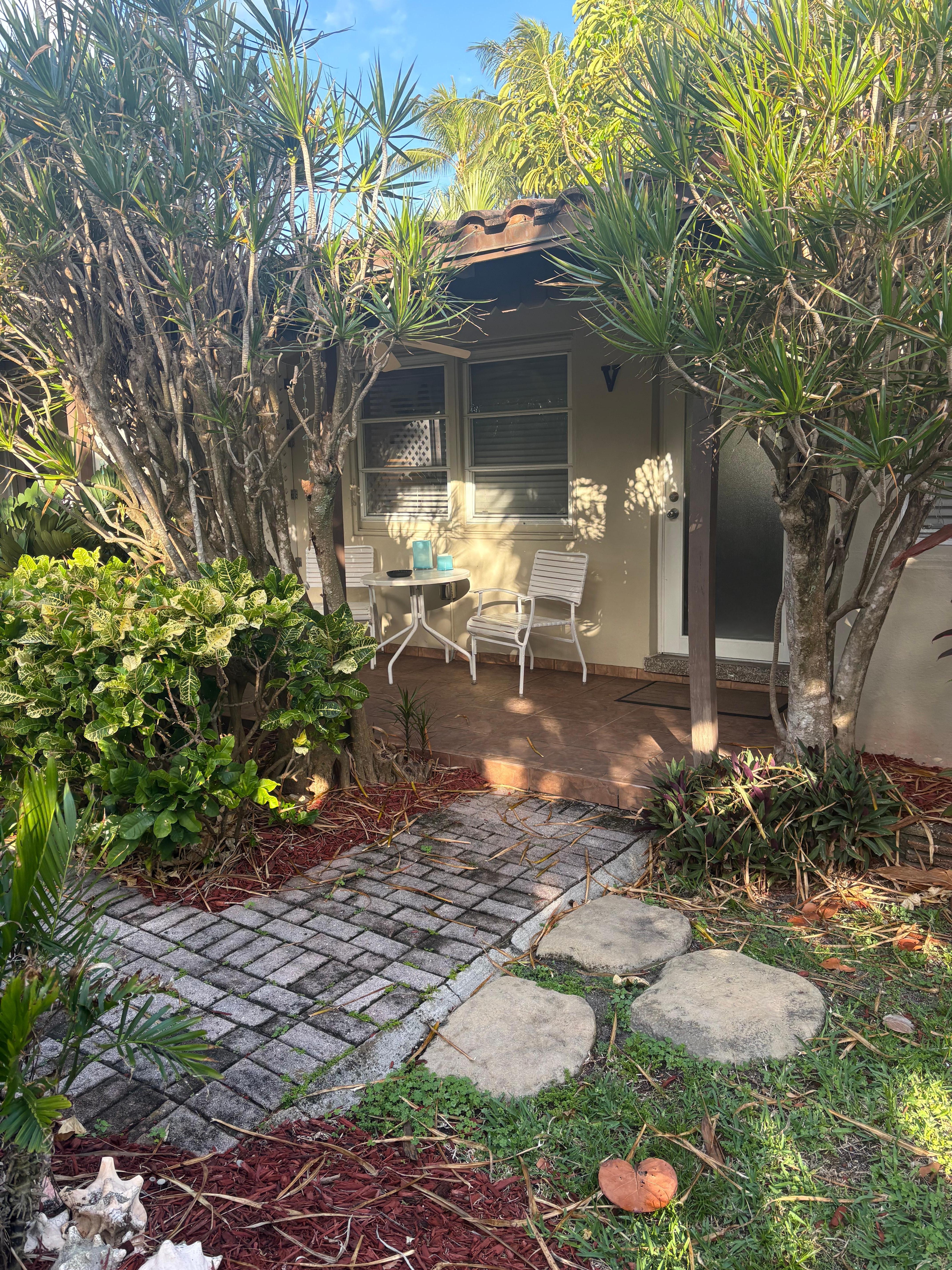 our unit patio where we spent time relaxing