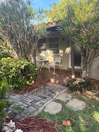 our unit patio where we spent time relaxing