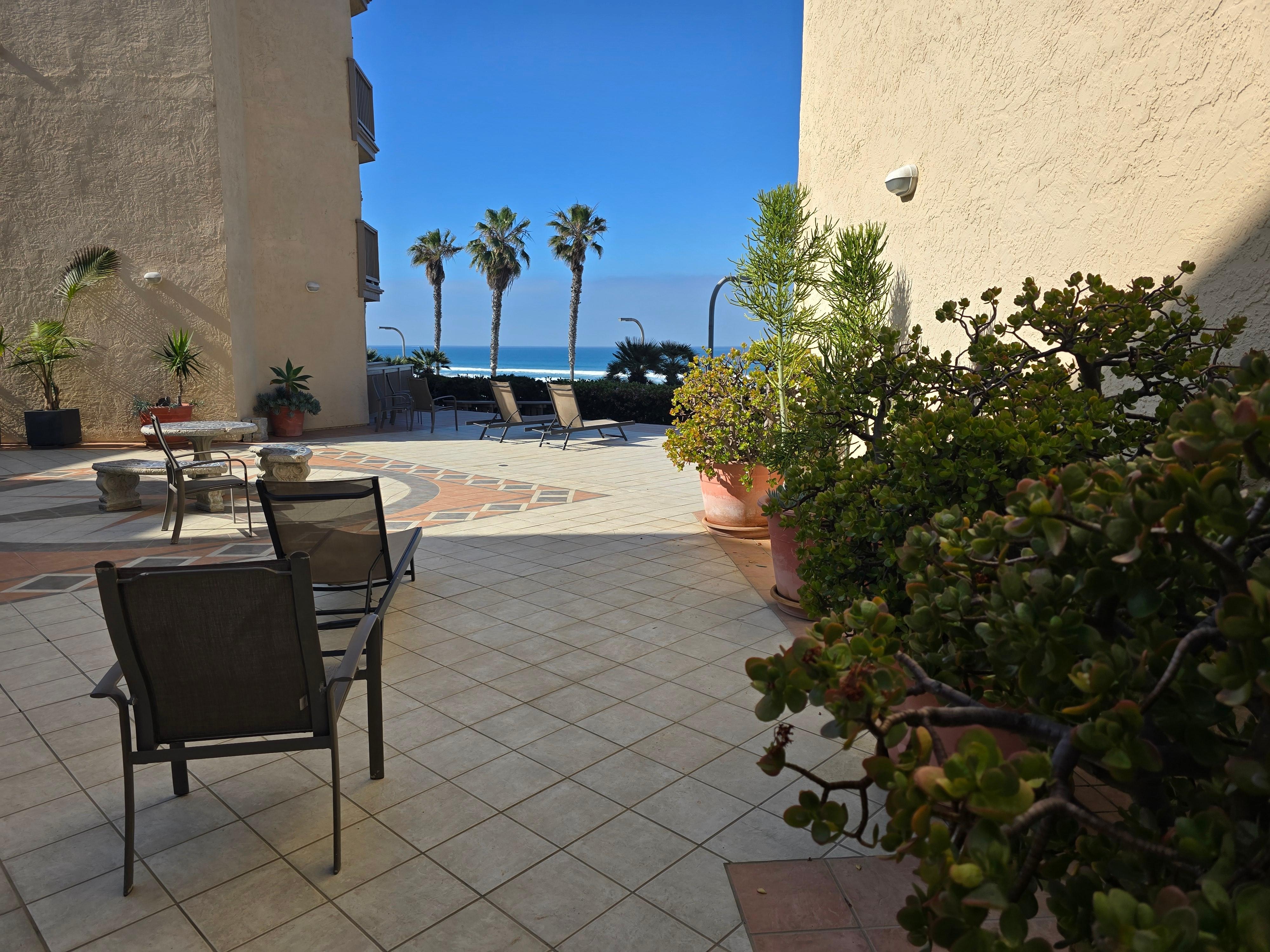 Walking out to shared space.