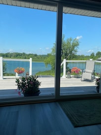 View from the upstairs living room