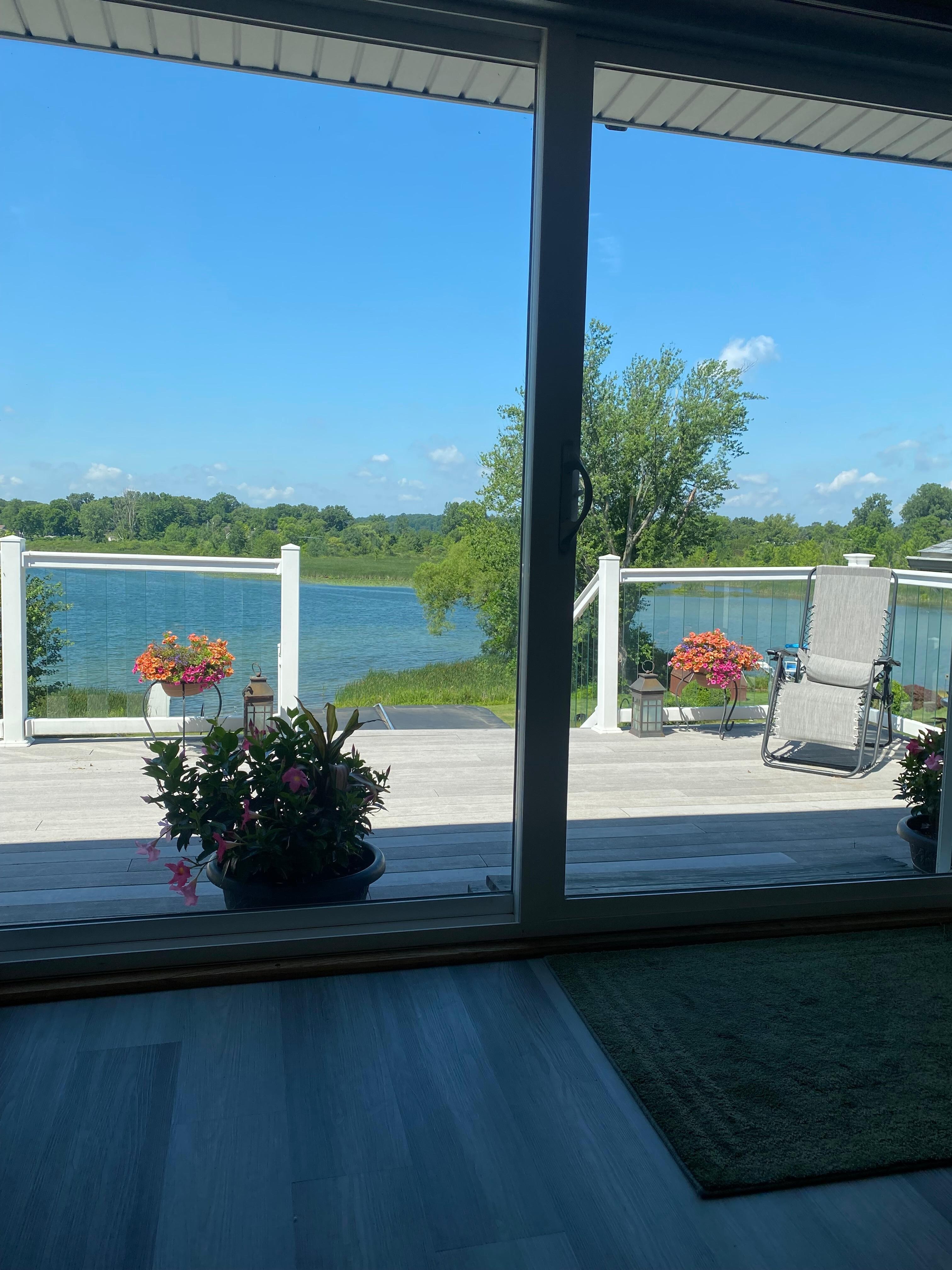 View from the upstairs living room