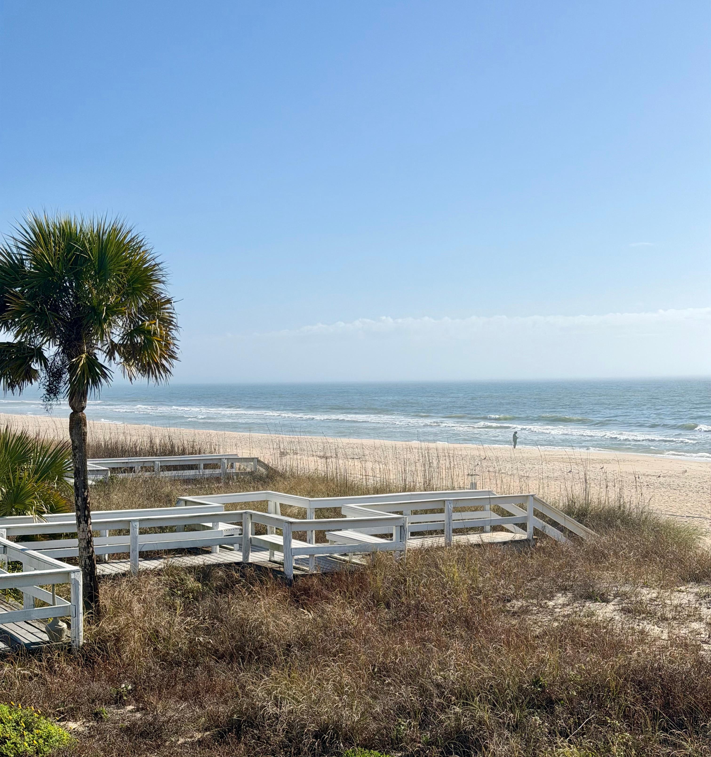 Walkway to the sand and water
