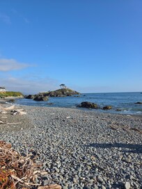 Ocean behind the hotel