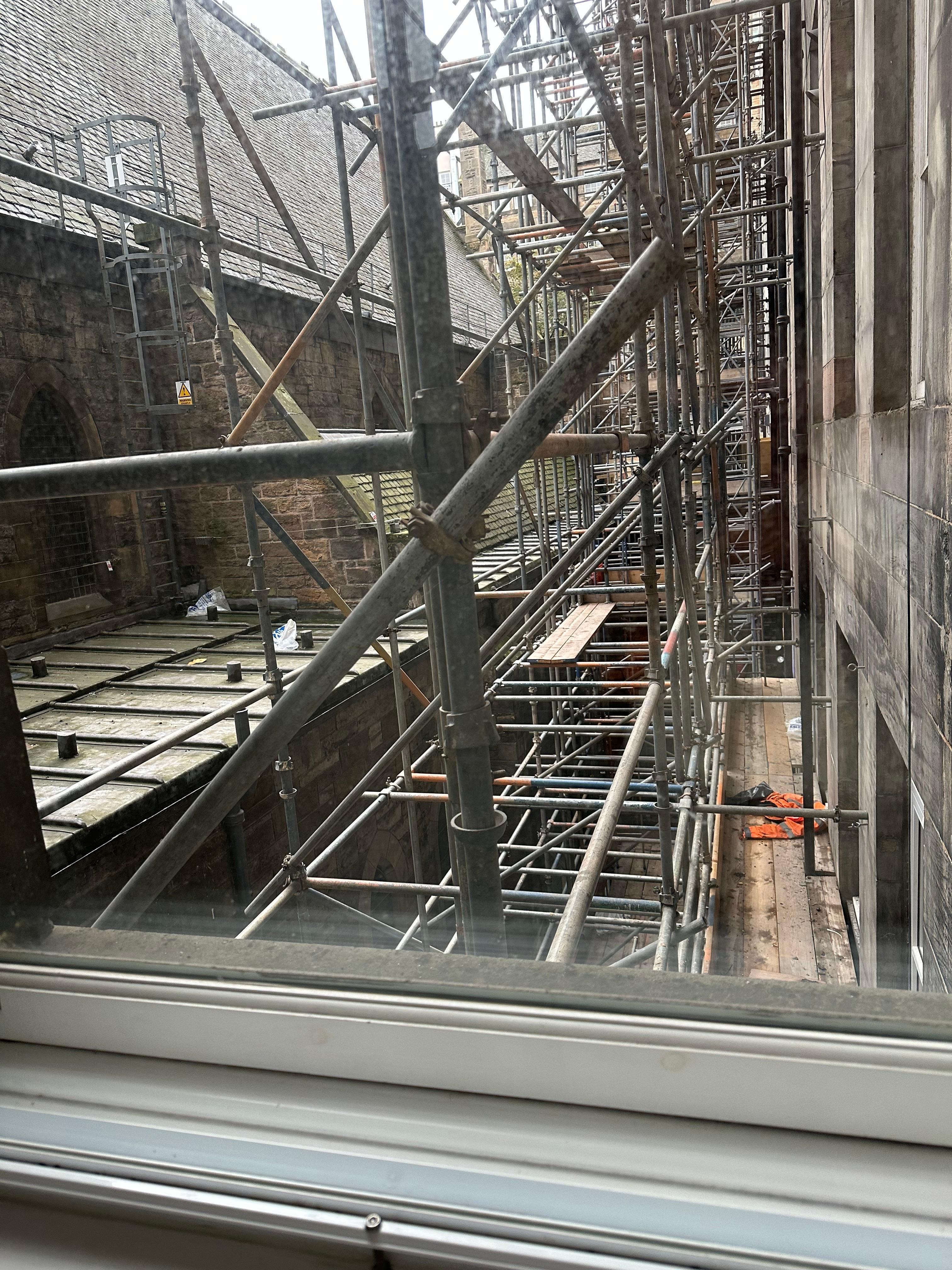 This is the view from our window!