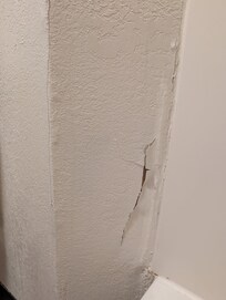 Crack on the wall