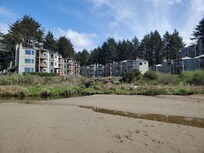 The view of the place from the beach.