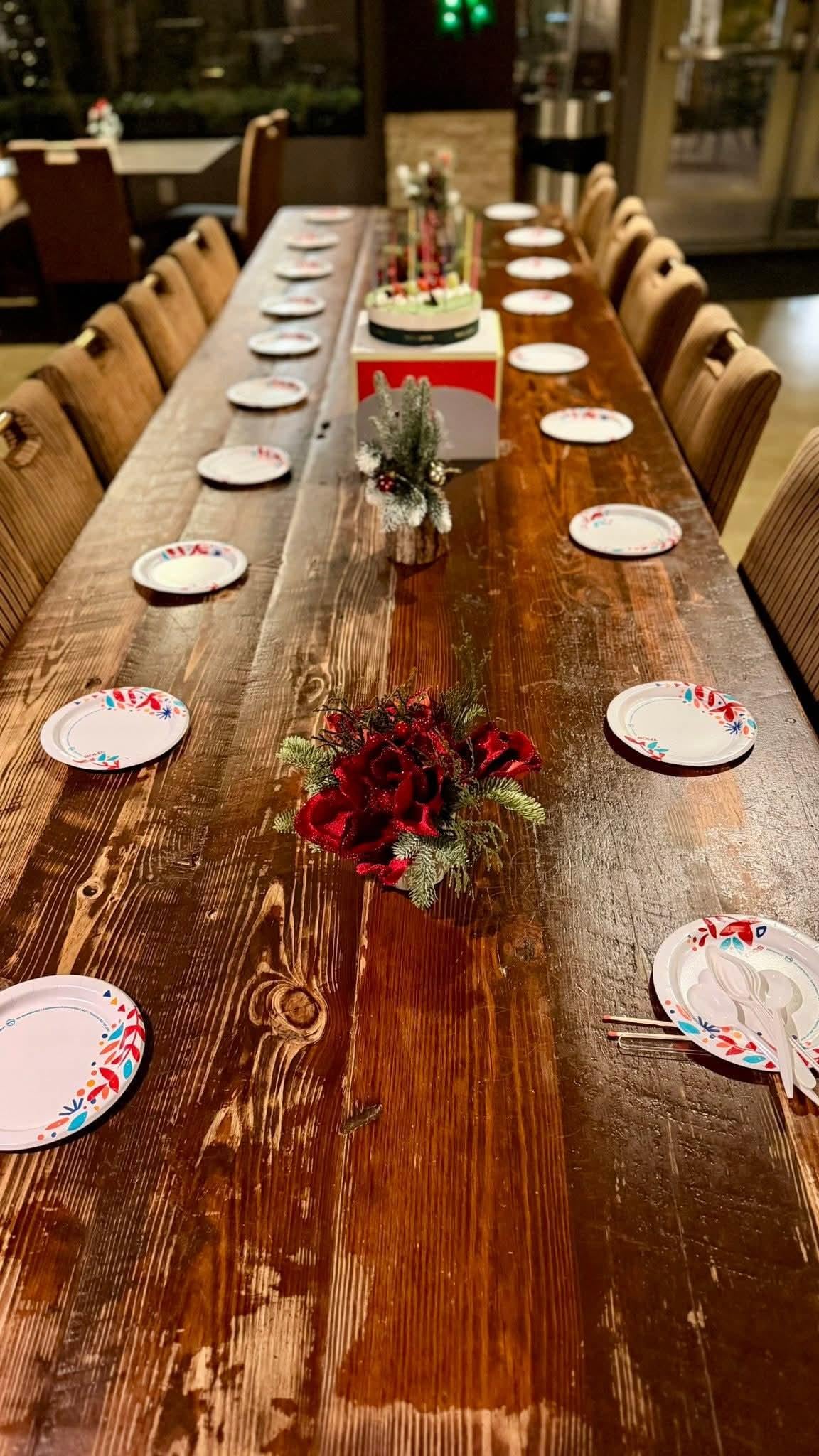 We celebrated our kid’s birthday in the dining room