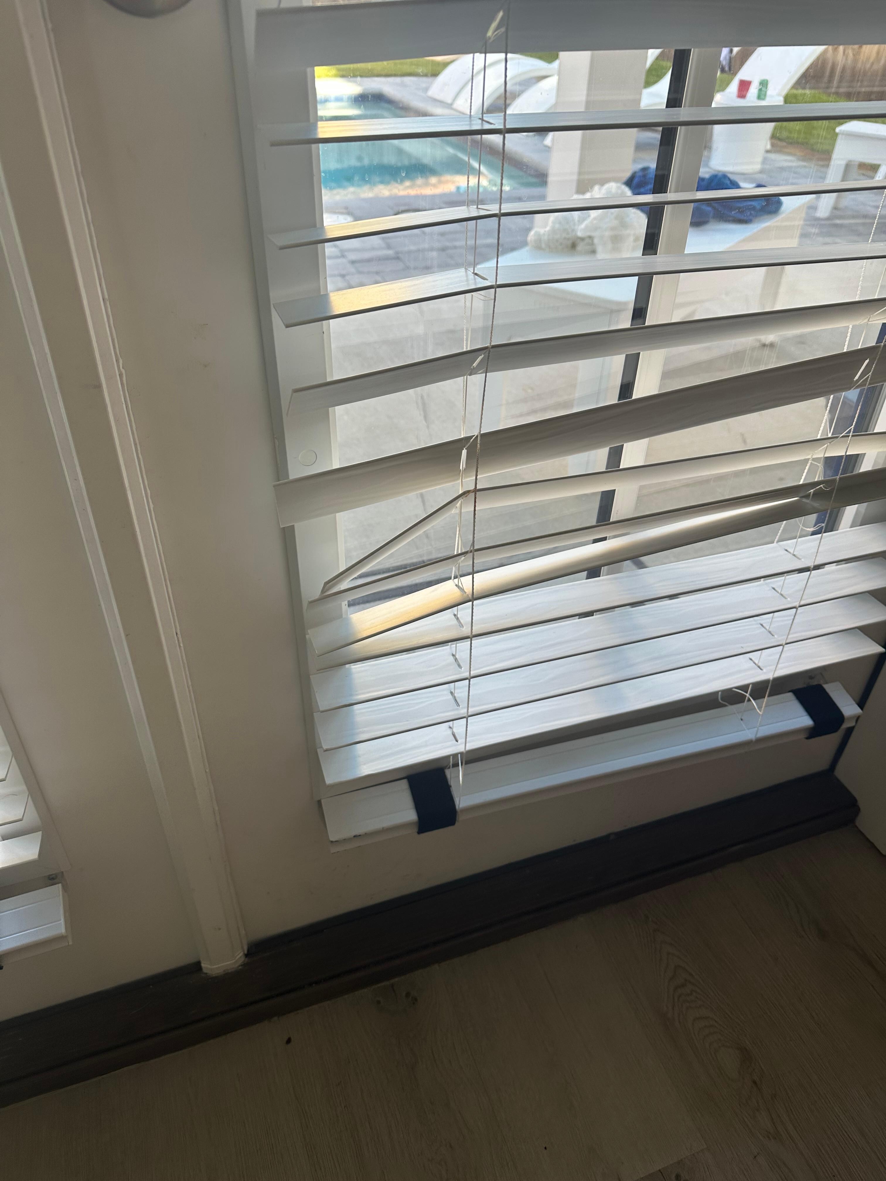 Broken blinds