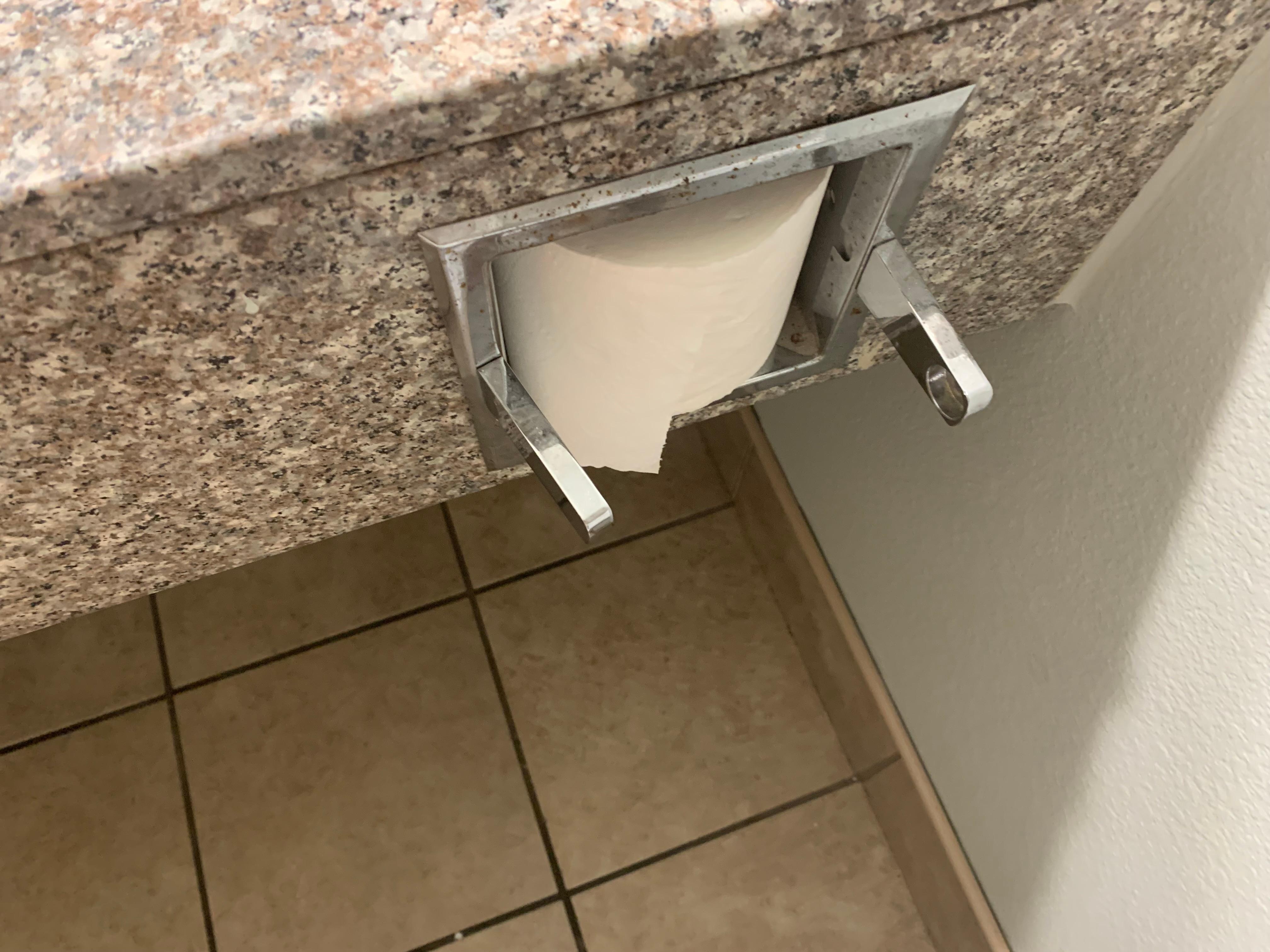 Toilet paper dispenser, milk