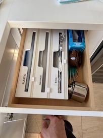 Aluminum foil, parchment paper and Ziploc bags were provided to make preparing meals easy.