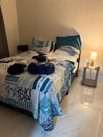 Sorry I did not take photos when it was pristine when I arrived. Comfortable mattress