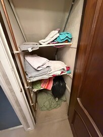 The state of the towel closet