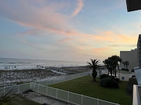 View from balcony.