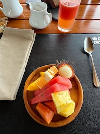 Fresh fruit daily.