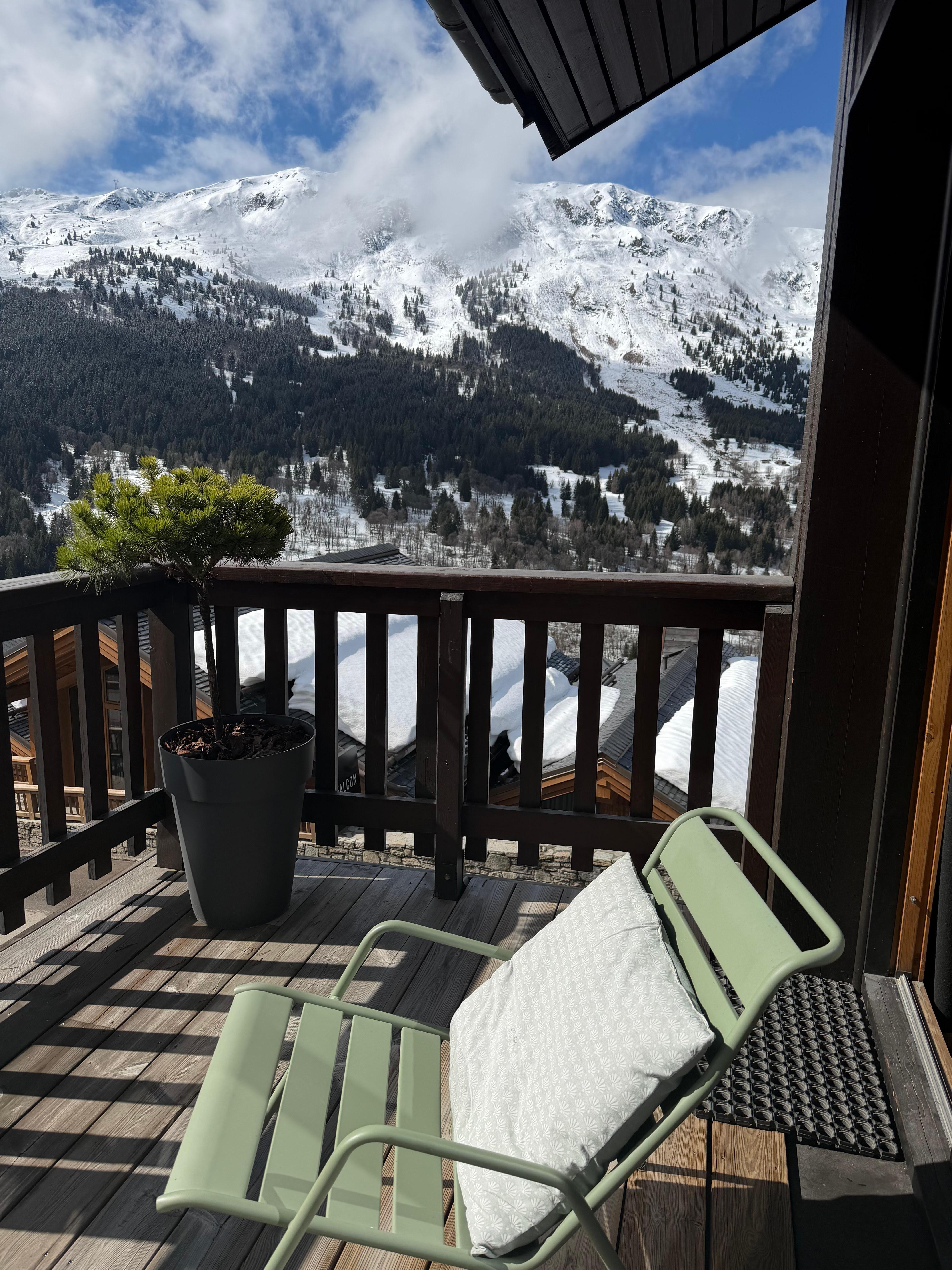 Terrasse ensoleillée toute la journée 