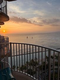 View from our balcony.