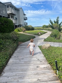Walkway to the pool